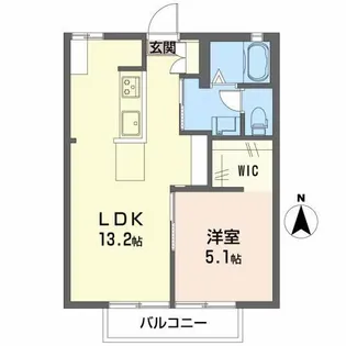 ハイツヒラオカ【2階】の間取り