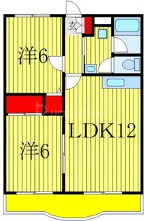 ベルレージュ南柏【1階】の間取り