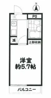 クレッセント駒場【2階】の間取り
