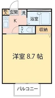 カーサ宮千代【1階】の間取り
