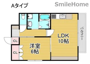 メゾンケーエス・ヒロ【3階】の間取り