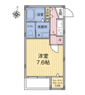 Lush Life Sekiba【2階】の間取り