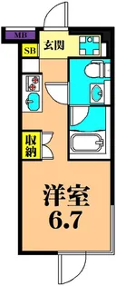 エスタート大井町フォレスト【1階】の間取り