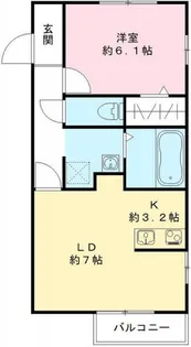 パストラル西大島【2階】の間取り