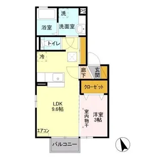 グランドヒル A【1階】の間取り