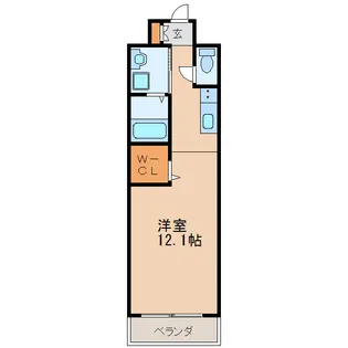 丸の内エンブルコート【12階】の間取り