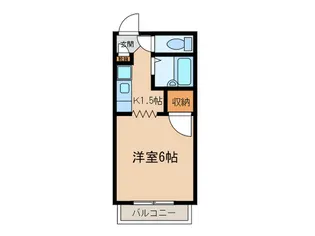 サープラス ビザビー【2階】の間取り
