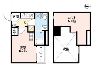 セルフィーユ【2階】の間取り