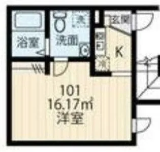 フィオーネ北赤羽【1階】の間取り
