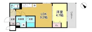 カーサ南吹田【1階】の間取り