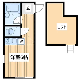 ユナイト浜町パオロ・マルディーニ【2階】の間取り