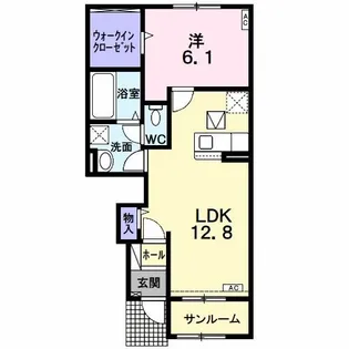 Ciel(シエル)II【1階】の間取り