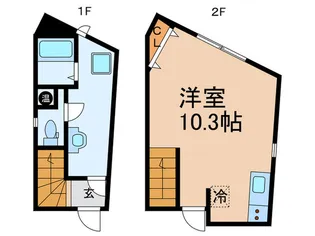 DORCUS MEJIRO【2階】の間取り