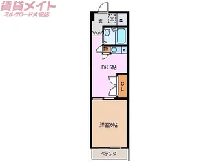 コーポラスチヨダ A棟【1階】の間取り
