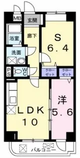 メゾンドボヌール上尾【2階】の間取り