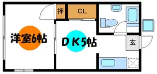コーポ寿【3階】の間取り