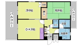 サンシャイン西神戸【4階】の間取り
