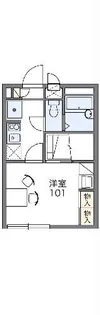 レオパレスナチュラルA【2階】の間取り