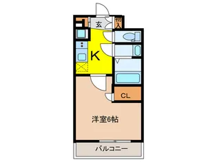 エスリード京橋グランツ【2階】の間取り