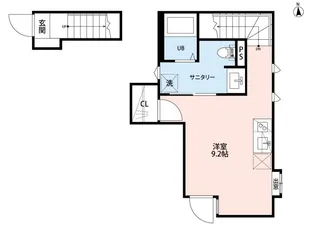 ラミアールコート東府中【2階】の間取り