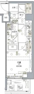クレヴィスタ板橋ときわ台【6階】の間取り