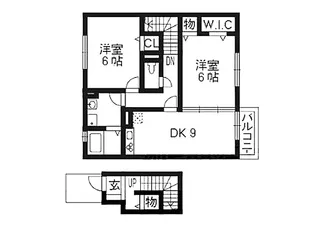 シーザリオ【2階】の間取り