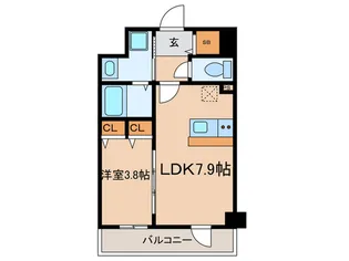 VERENA tsukaguchi【5階】の間取り