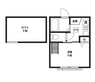 GAヒルズ星川【2階】の間取り