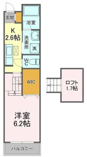 Esplanade吉野町【4階】の間取り