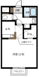 グランディMM30【2階】の間取り