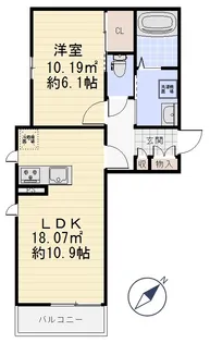 canon白帆台【2階】の間取り
