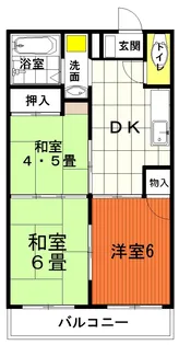 MDマンション B【3階】の間取り