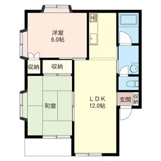 グランドールA【2階】の間取り