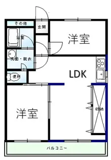 EL AL Khazar KOIKE エルアルカザール小池【4階】の間取り