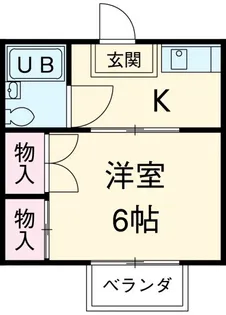 マーガレットA【2階】の間取り