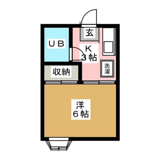 コーポ寺口【1階】の間取り