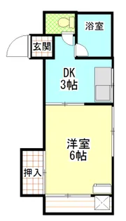 東京都三鷹市新川6【アパート】の間取り