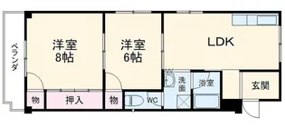 シンエイII【3階】の間取り