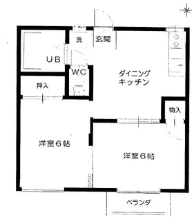 メゾンコパン【1階】の間取り