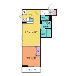 グレース上篠崎【3階】の間取り
