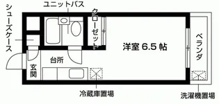 ジョイフル三山木【1階】の間取り
