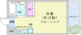 Mヒルズ本町【8階】の間取り