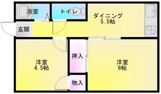 T-maison久宝寺(ティーメゾン久宝寺)【2階】の間取り