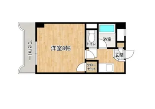 LANDCOMS片江【4階】の間取り