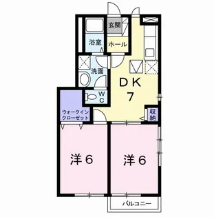 千葉県茂原市小林【アパート】の間取り