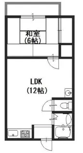 パル恵我之荘【4階】の間取り