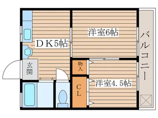 コ-ポ星崎【1階】の間取り