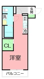 ゼフィール鶴美ヶ丘【2階】の間取り
