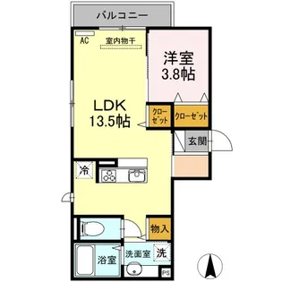 鹿児島県鹿児島市東郡元町【アパート】の間取り