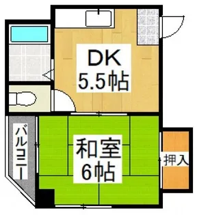 山田ビル【2階】の間取り